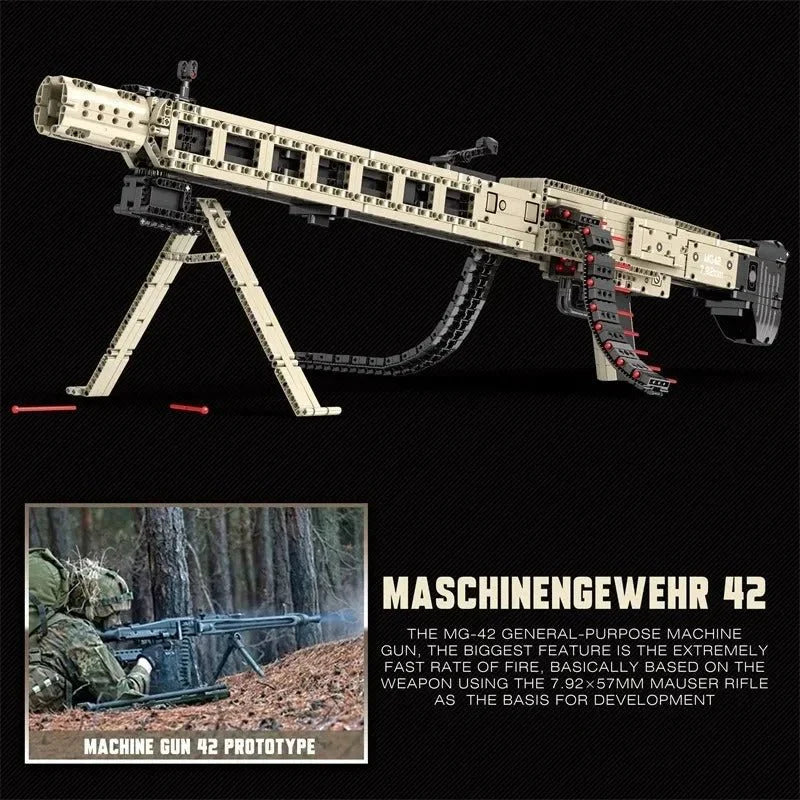 MG24 Electric Machine Gun | 1886pcs - Power Brickz