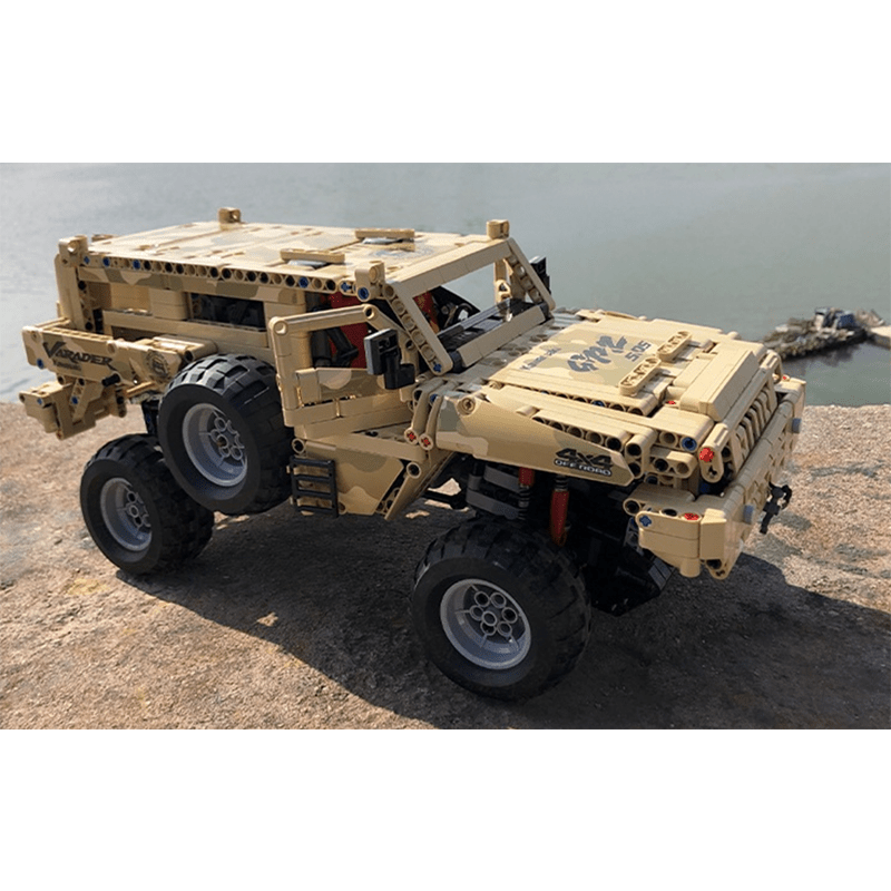 Military 4x4 Utility - Building Blocks Set | Power Brickz
