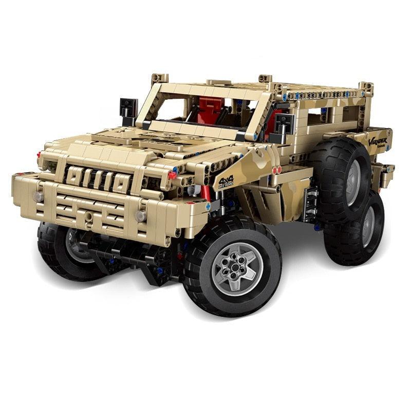 Military 4x4 Utility - Building Blocks Set | Power Brickz