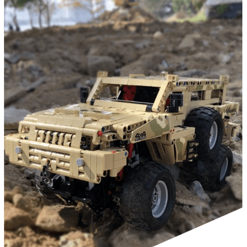 Military 4x4 Utility - Building Blocks Set | Power Brickz