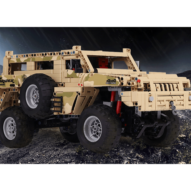 Military 4x4 Utility - Building Blocks Set | Power Brickz