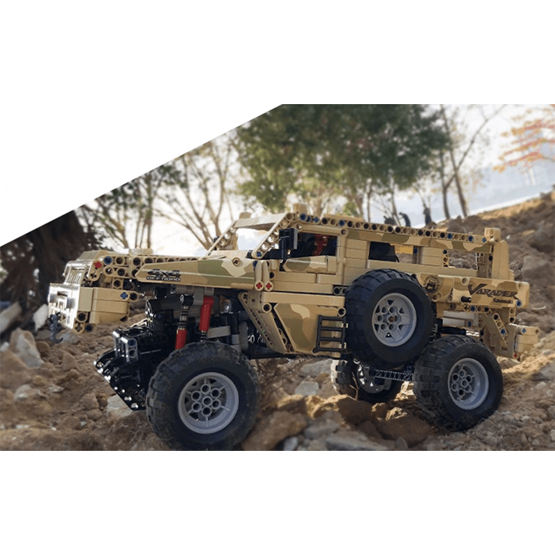 Military 4x4 Utility - Building Blocks Set | Power Brickz