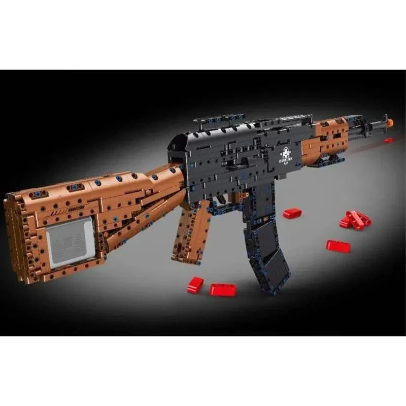 Military AK47 Assault Rifle - Building Set | Power Brickz