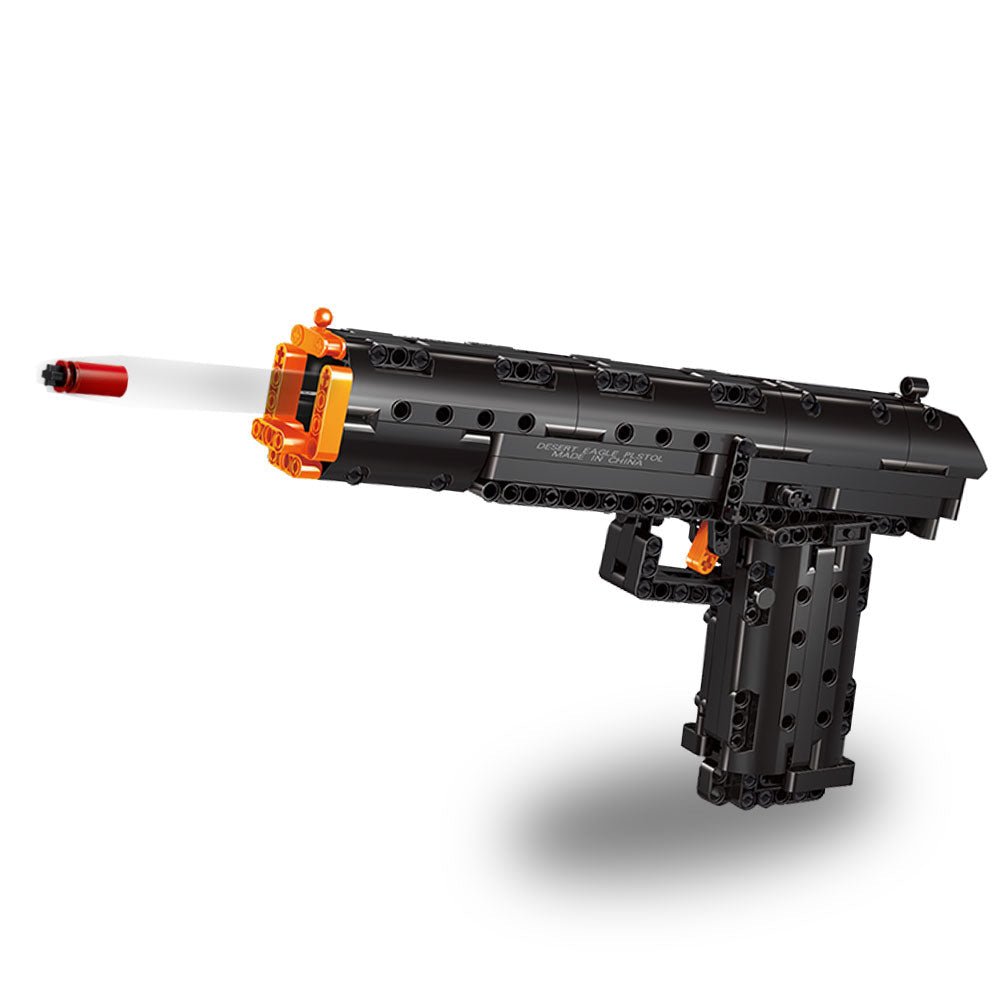 Military Desert Eagle Pistol - Building Set | Power Brickz