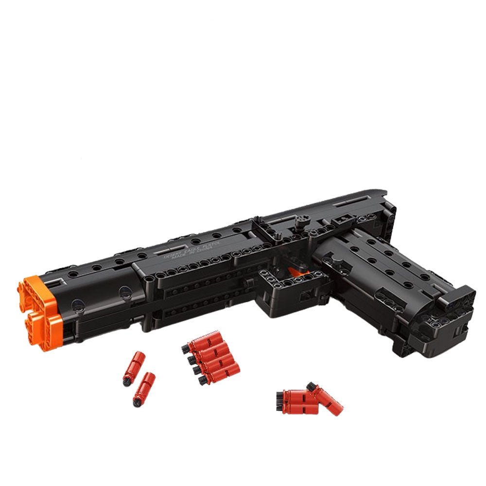 Military Desert Eagle Pistol - Building Set | Power Brickz