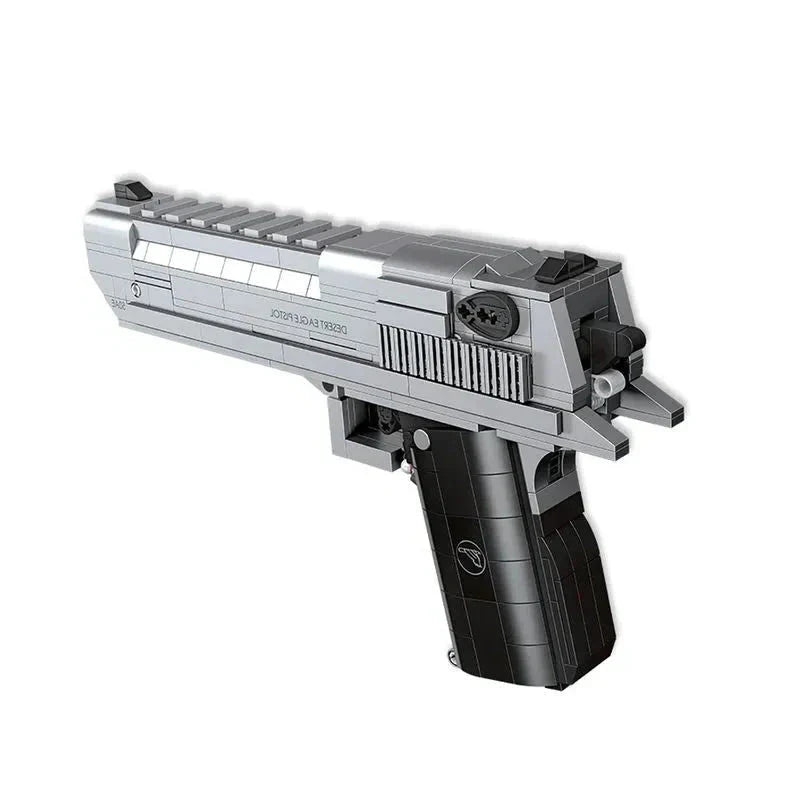 Military Desert Eagle Pistol - Building Set | Power Brickz