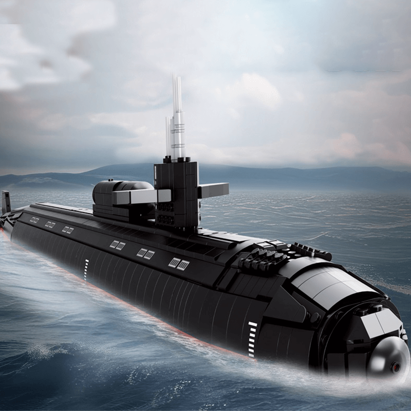 Military Los Angeles-Class SSN Submarine - Building Set | Power Brickz
