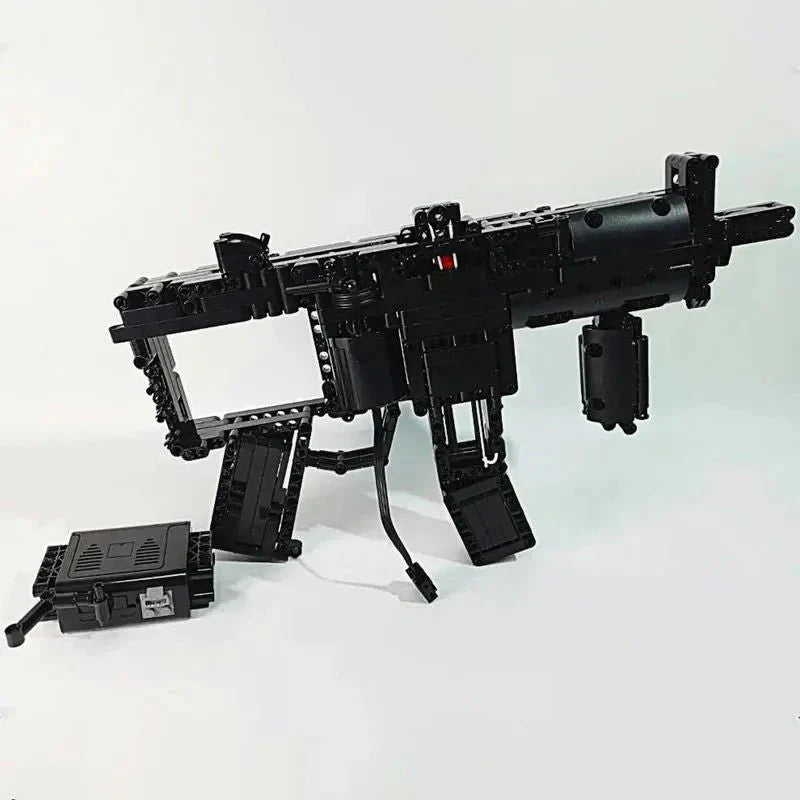 Military Motorized MP5 SMG - Building Set | Power Brickz