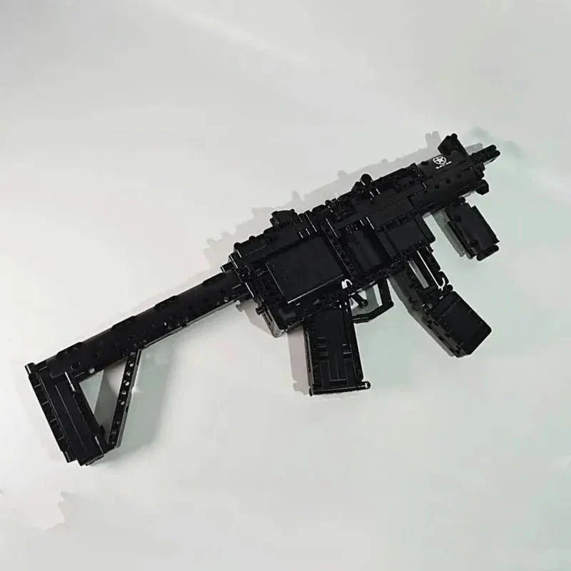 Military Motorized MP5 SMG - Building Set | Power Brickz