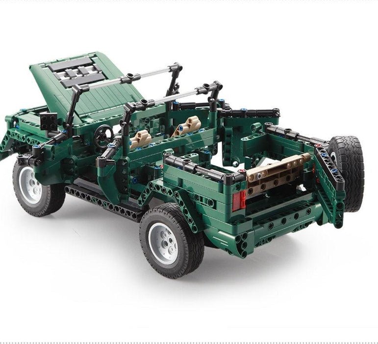 Military Parade Staff Car - Building Blocks Set | Power Brickz