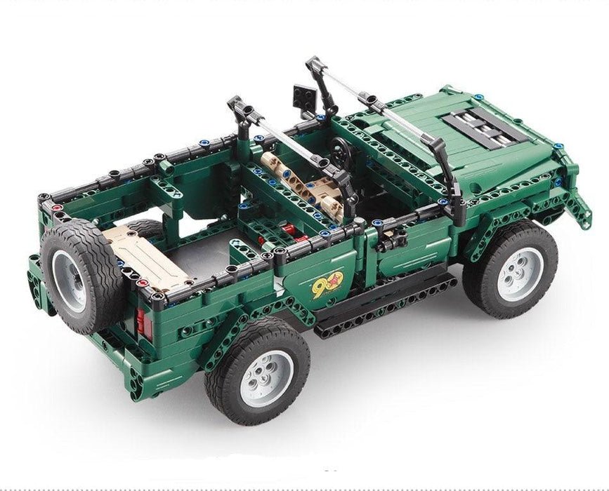 Military Parade Staff Car - Building Blocks Set | Power Brickz