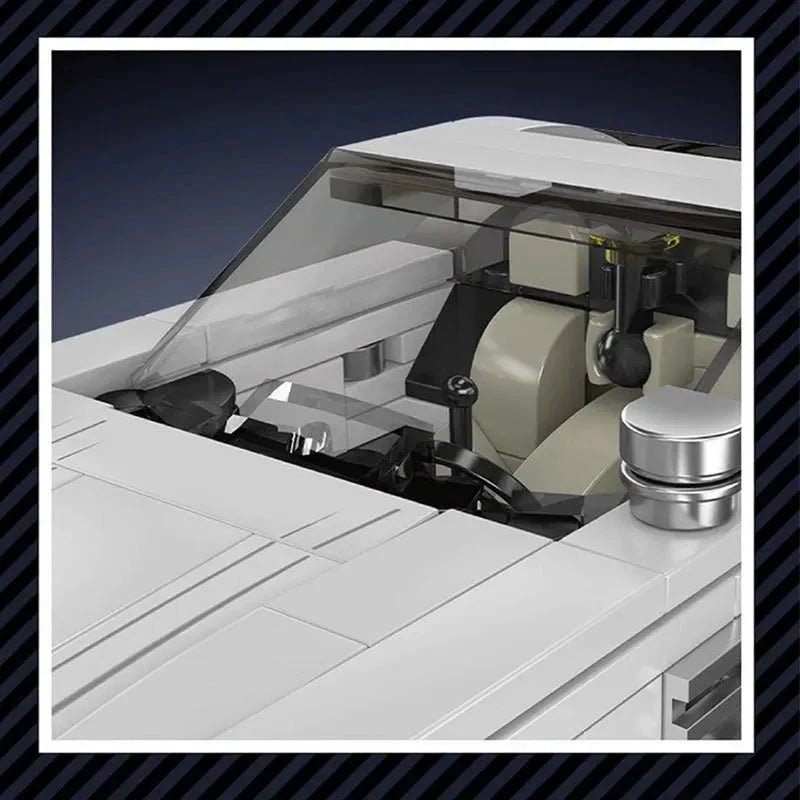 Mini Classic Gullwing - Building Blocks Set | Power Brickz