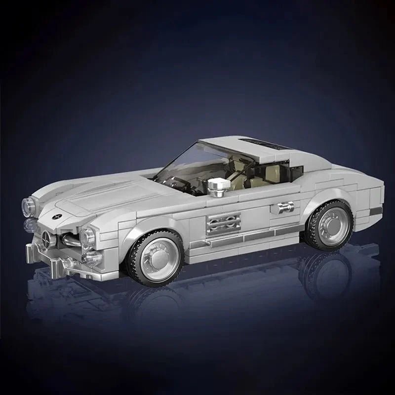 Mini Classic Gullwing - Building Blocks Set | Power Brickz