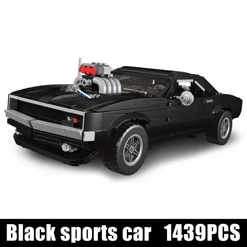 Mini Classic Muscle Coupe | 1439pcs - Power Brickz