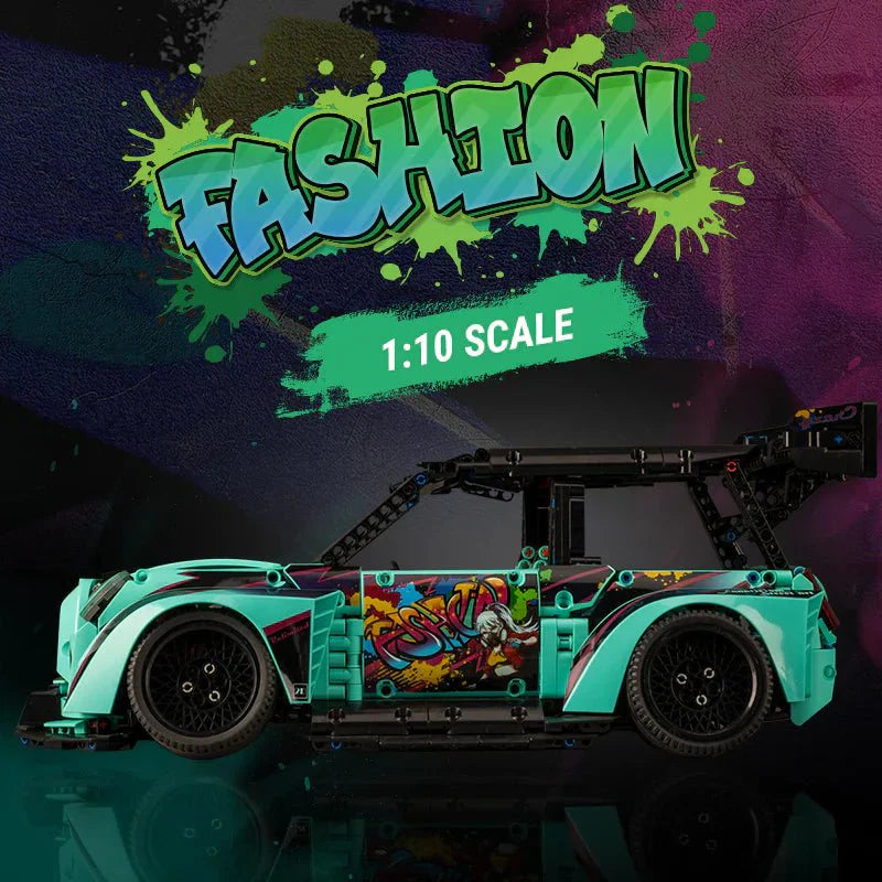 Hellaflush Cooper Graffiti Compact - Building Blocks Set | Power Brickz