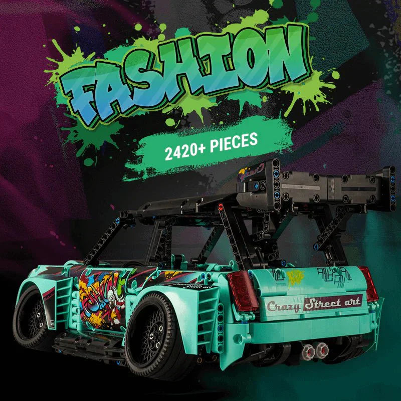 Hellaflush Cooper Graffiti Compact - Building Blocks Set | Power Brickz