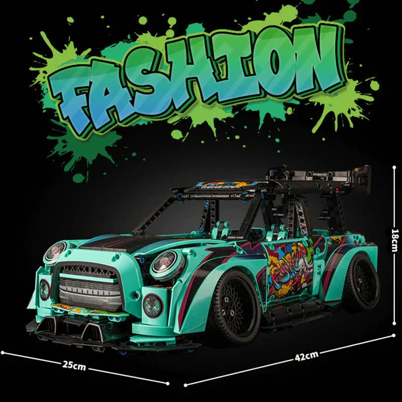 Hellaflush Cooper Graffiti Compact - Building Blocks Set | Power Brickz