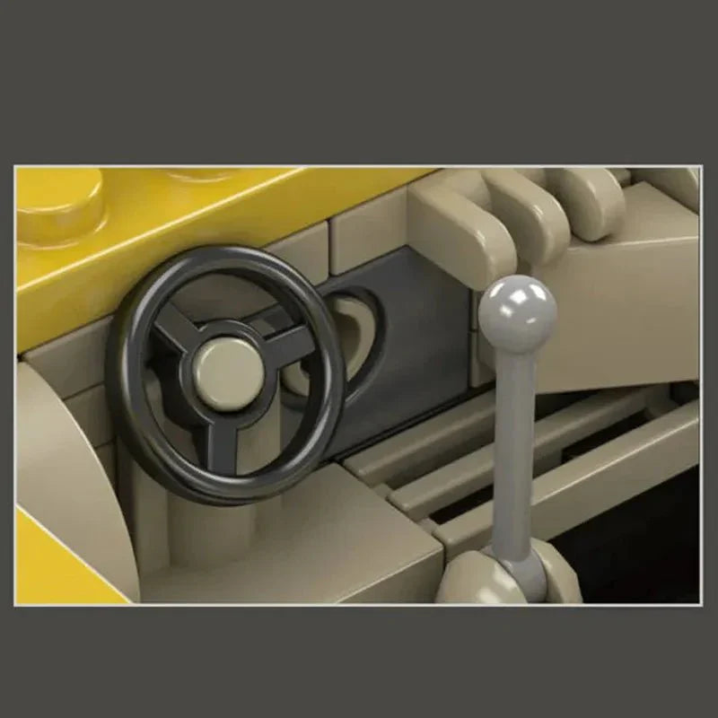 Mini Retro Muscle Coupe - Building Set | Power Brickz