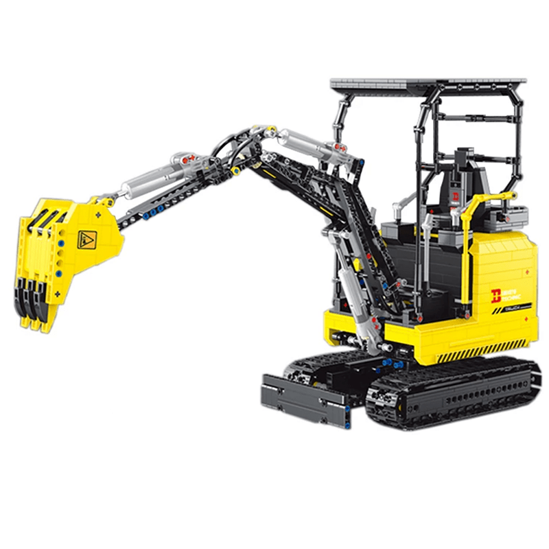 RC Mini Excavator - Building Set | Power Brickz