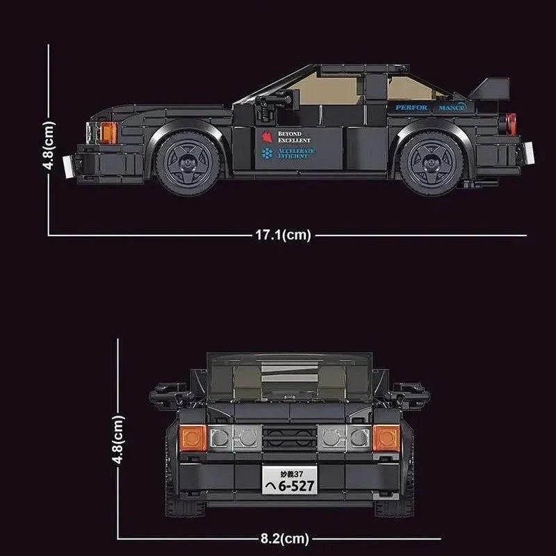 Mini JDM RStreet Racer - Building Blocks Set | Power Brickz