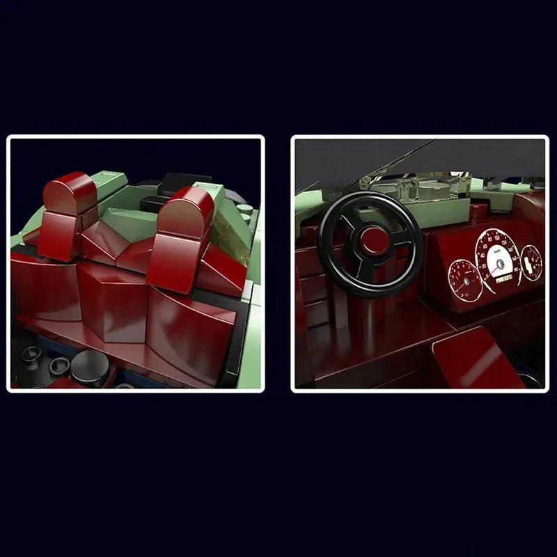 Mini JDM Turbo Sport Coupe - Building Blocks Set | Power Brickz