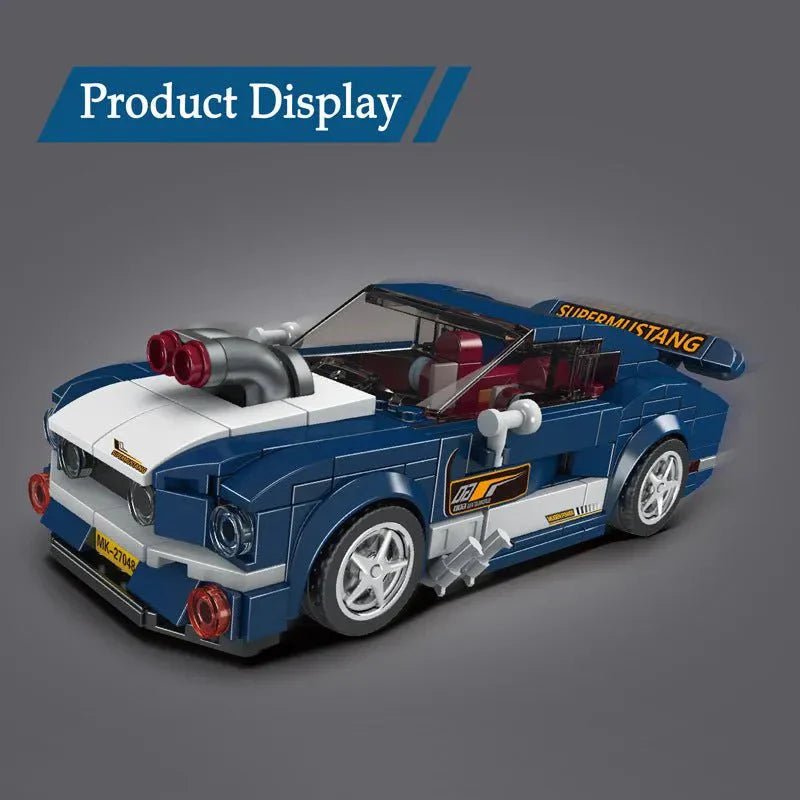 Mini Retro Pony Car | 376pcs - Power Brickz