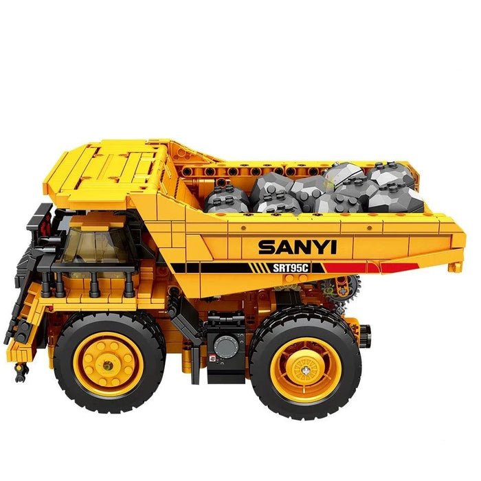 Mining Dump Truck Model - Building Blocks Set | Power Brickz
