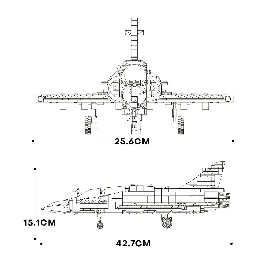 Mirage 2000 | 1012pcs - Power Brickz