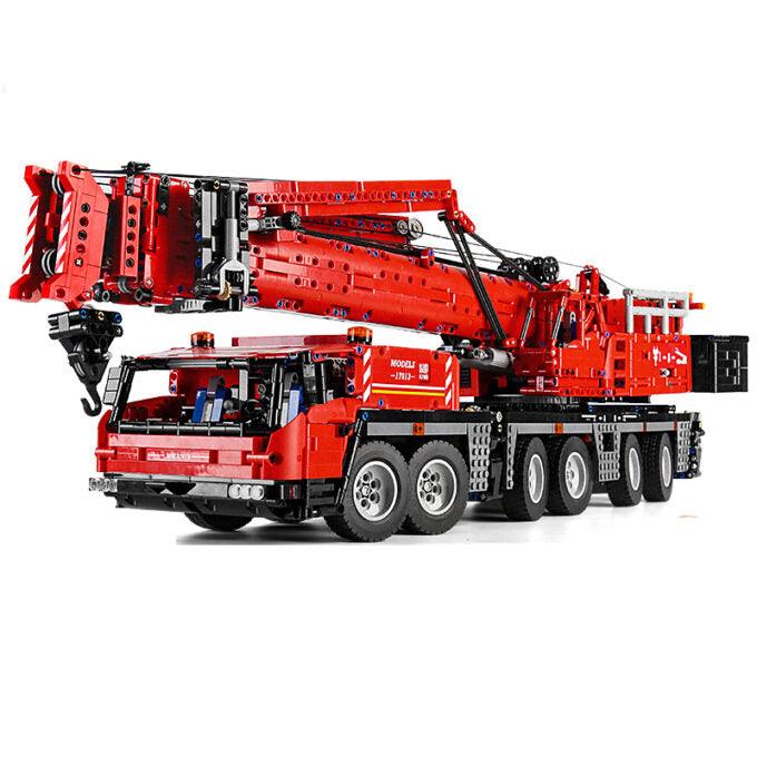 RC Mobile Crane Truck - Building Set | Power Brickz