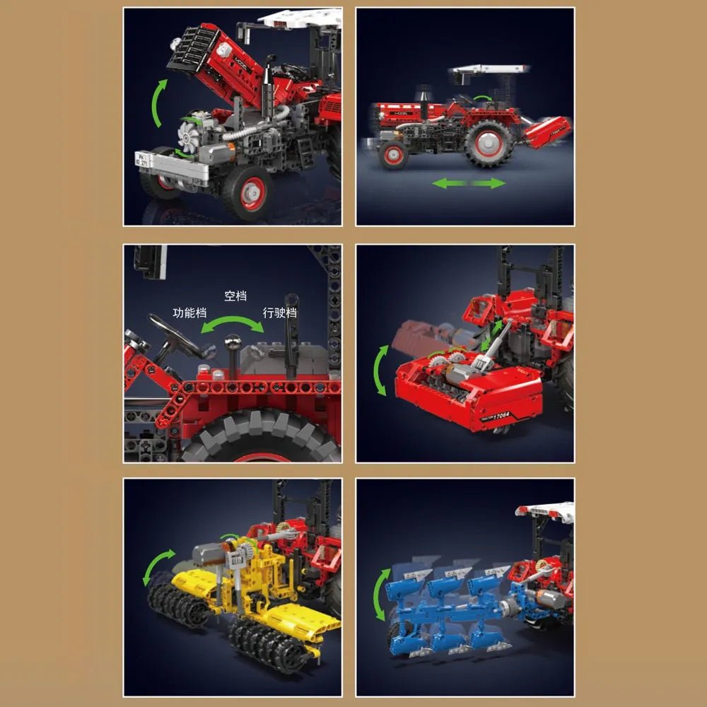 Modern Farm Tractor | 1857pcs - Power Brickz