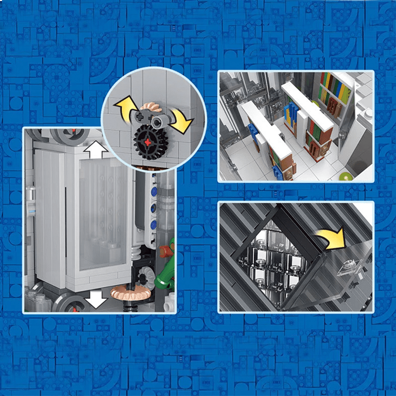 Modern Library - Building Set | Power Brickz