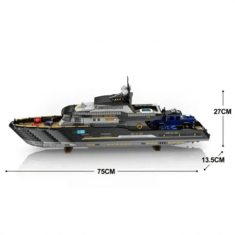 Modern Luxury Yacht | 4421pcs - Power Brickz