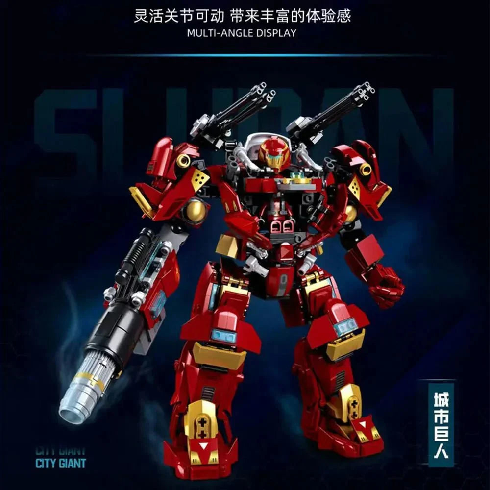 Monkey King Lonely Warrior Hulk Mecha Bricks Toy - Building Set | Power Brickz