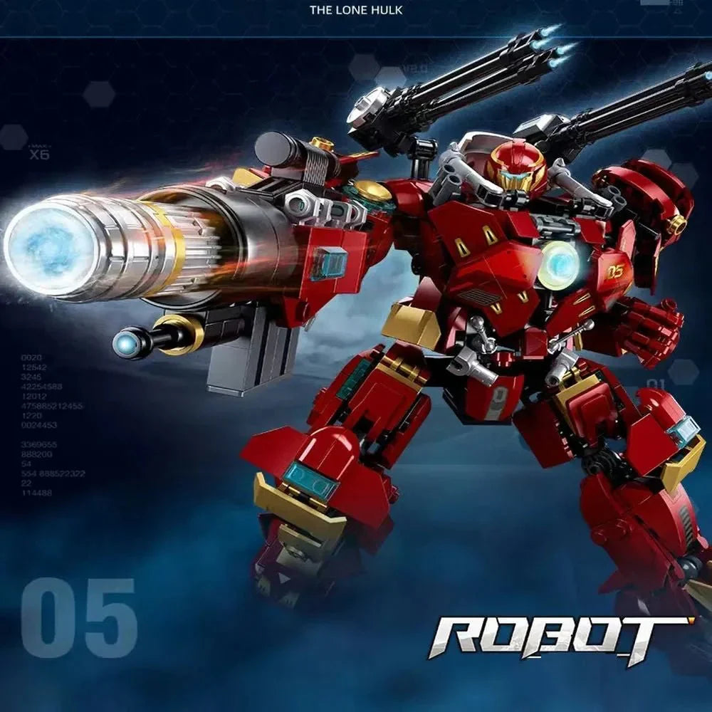 Monkey King Lonely Warrior Hulk Mecha Bricks Toy - Building Set | Power Brickz