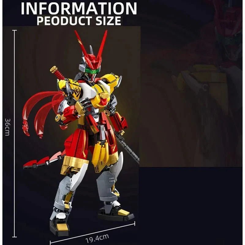 Monkey King Mecha Robot Cyber Wukong | 755pcs - Power Brickz