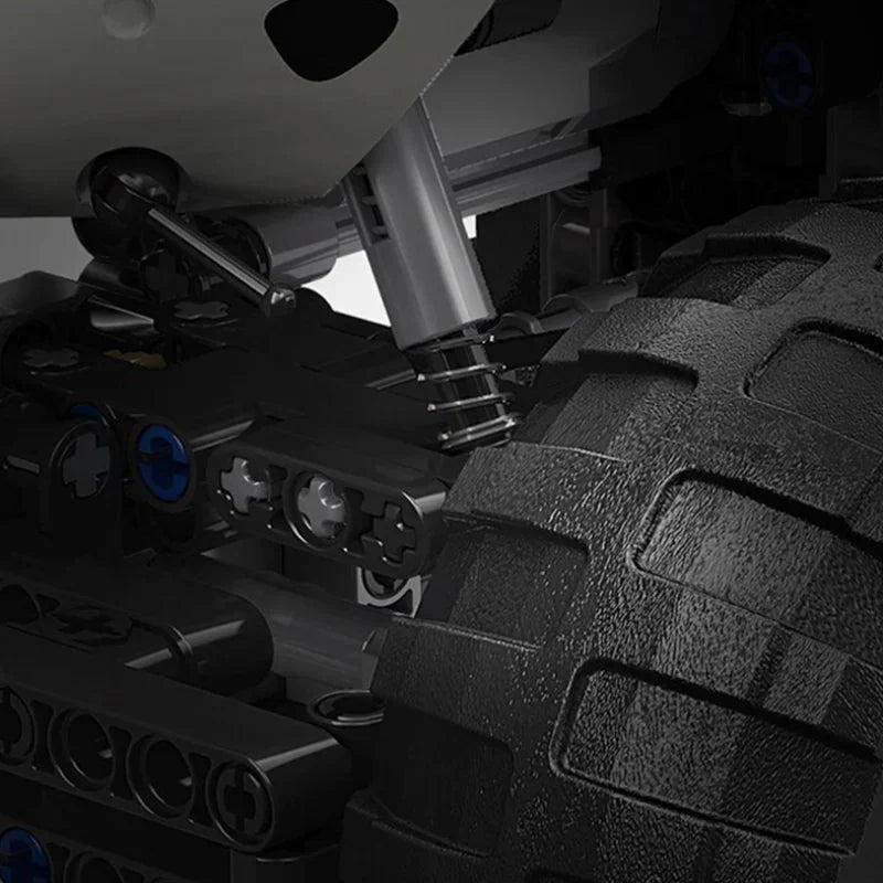 Dalmatian Monster Truck - Building Blocks Set | Power Brickz