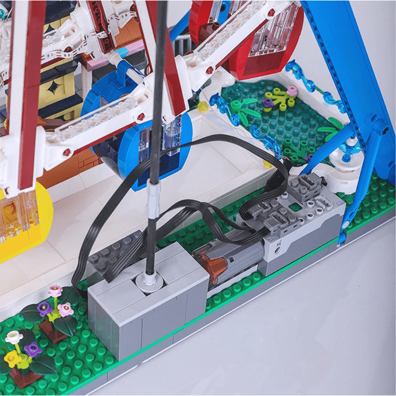 Motorised Ferris Wheel - Building Set | Power Brickz