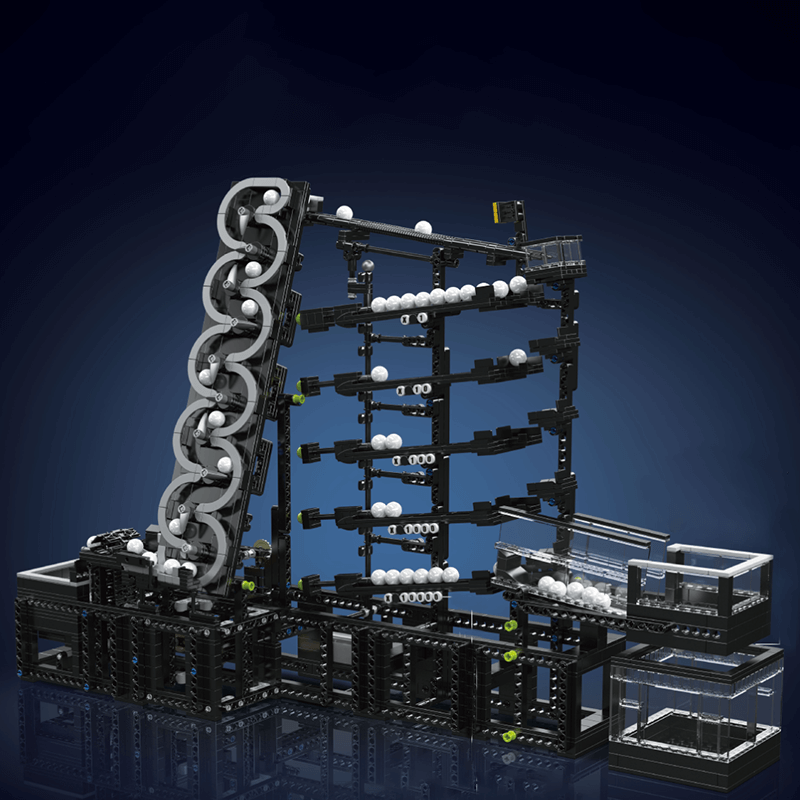 Motorised GBC Marble Run - Building Set | Power Brickz