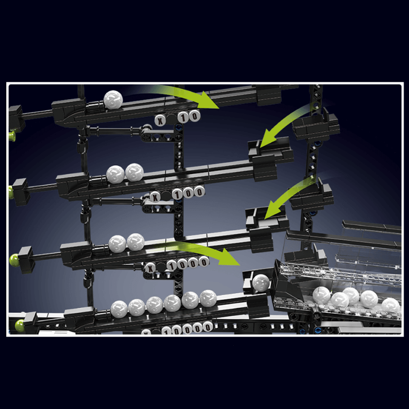 Motorised GBC Marble Run - Building Set | Power Brickz