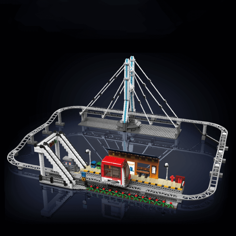 Motorised Monorail - Building Set | Power Brickz