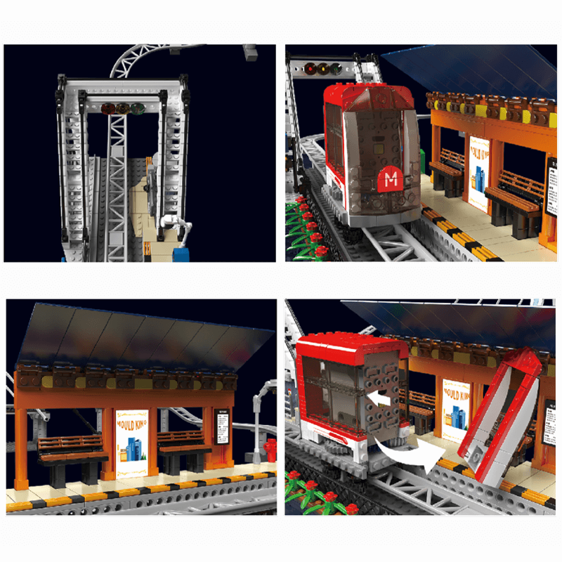 Motorised Monorail - Building Set | Power Brickz