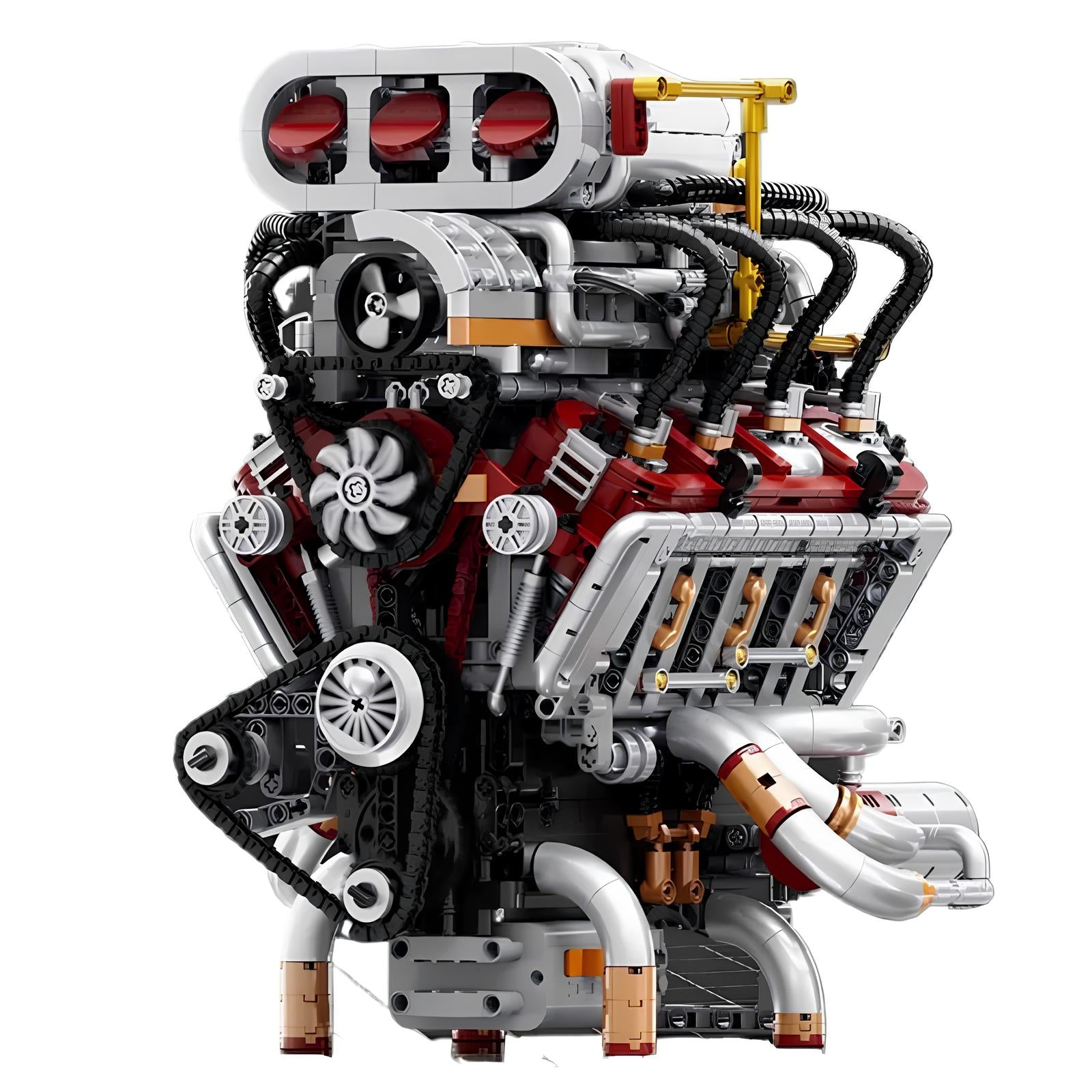 Motorised Muscle V8 | 2347pcs - Power Brickz