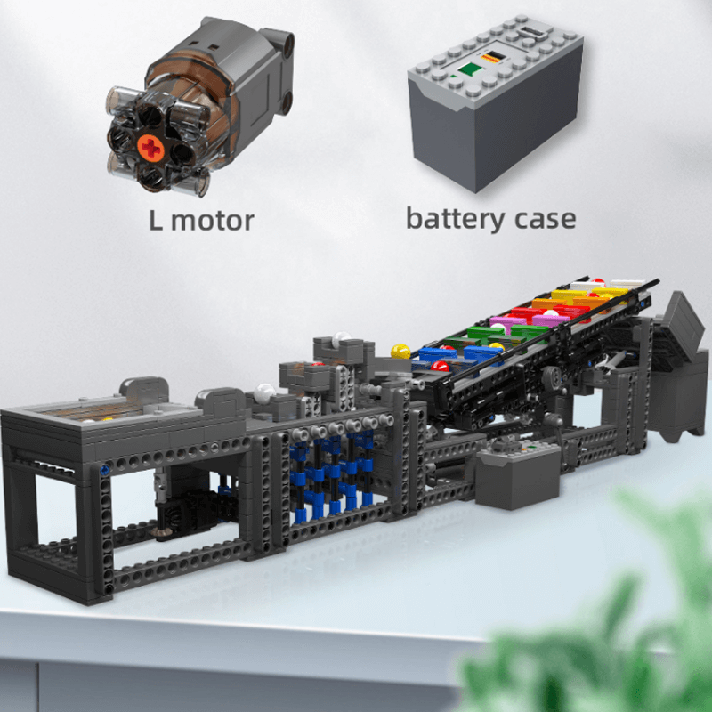 Motorised Rainbow Ladder GBC - Building Set | Power Brickz