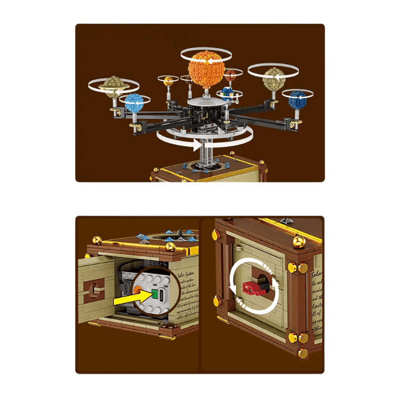 Motorised Solar System - Building Set | Power Brickz