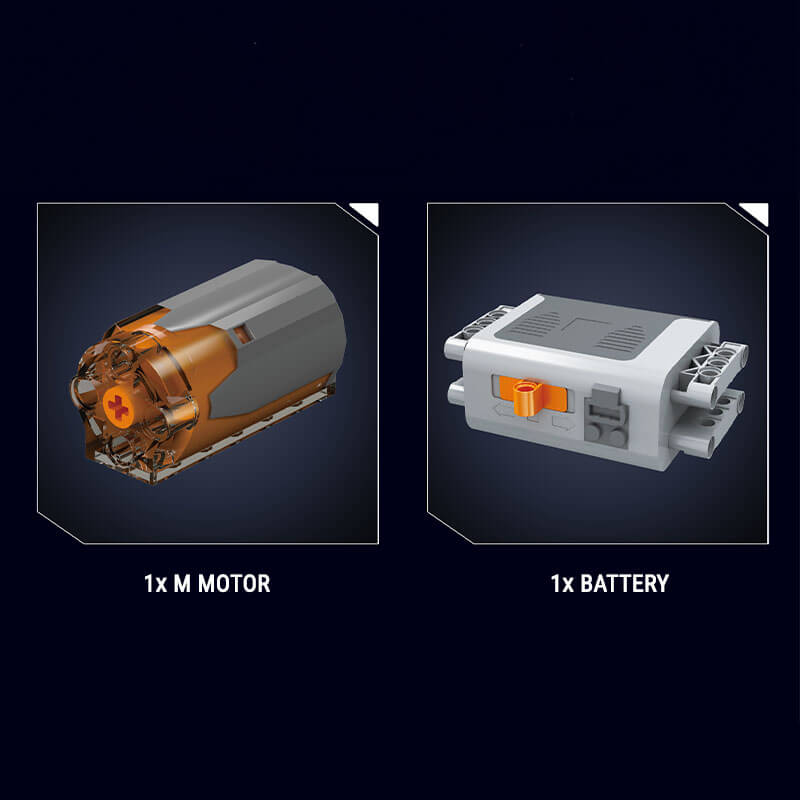 Motorised Turbine Engine - Building Set | Power Brickz