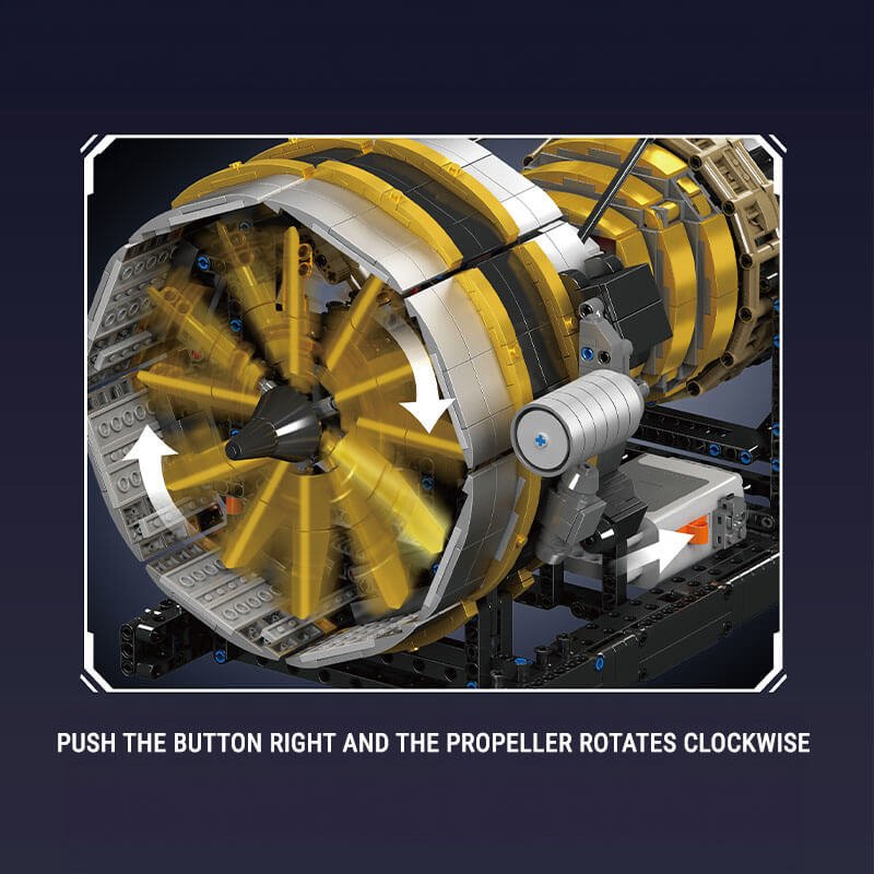 Motorised Turbine Engine - Building Set | Power Brickz