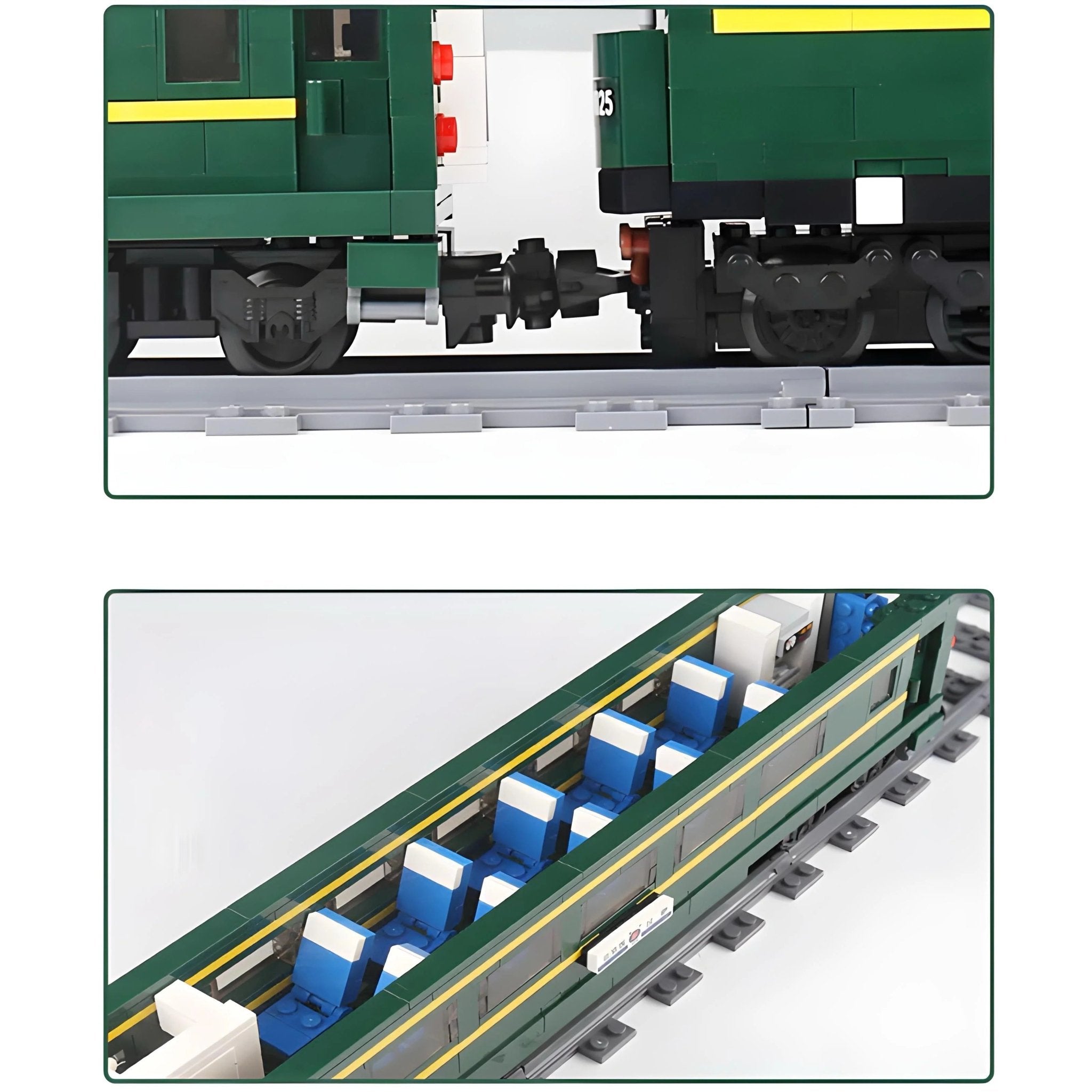 Motorized Diesel Locomotive | 2085pcs - Power Brickz