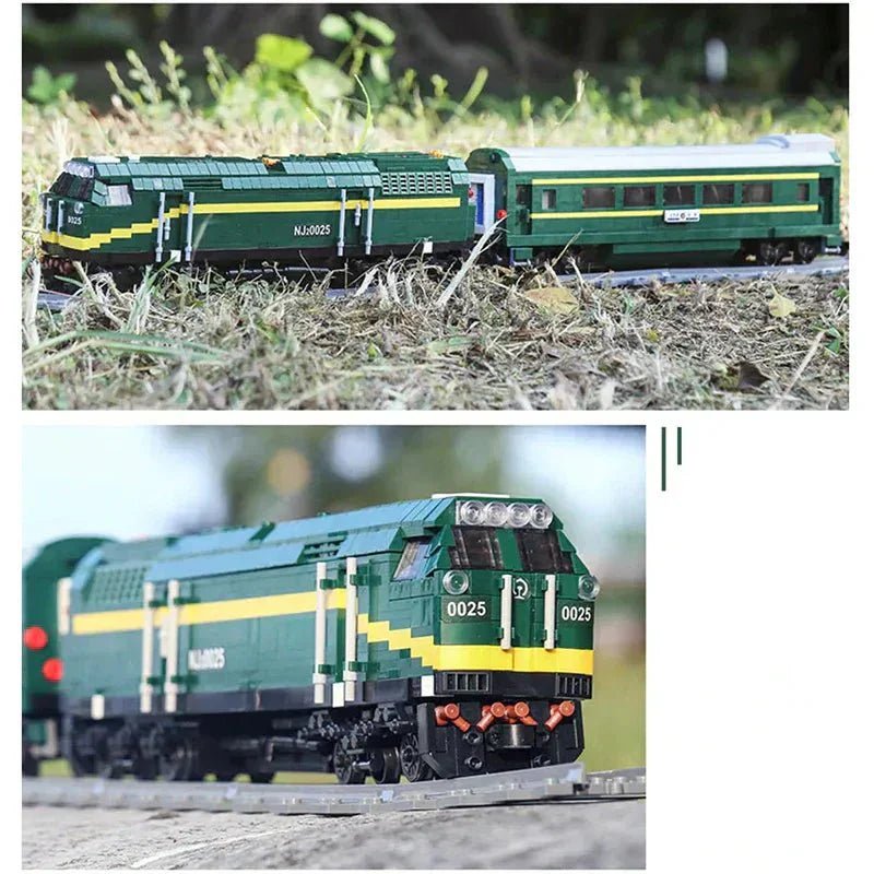 Motorized Diesel Locomotive | 2085pcs - Power Brickz