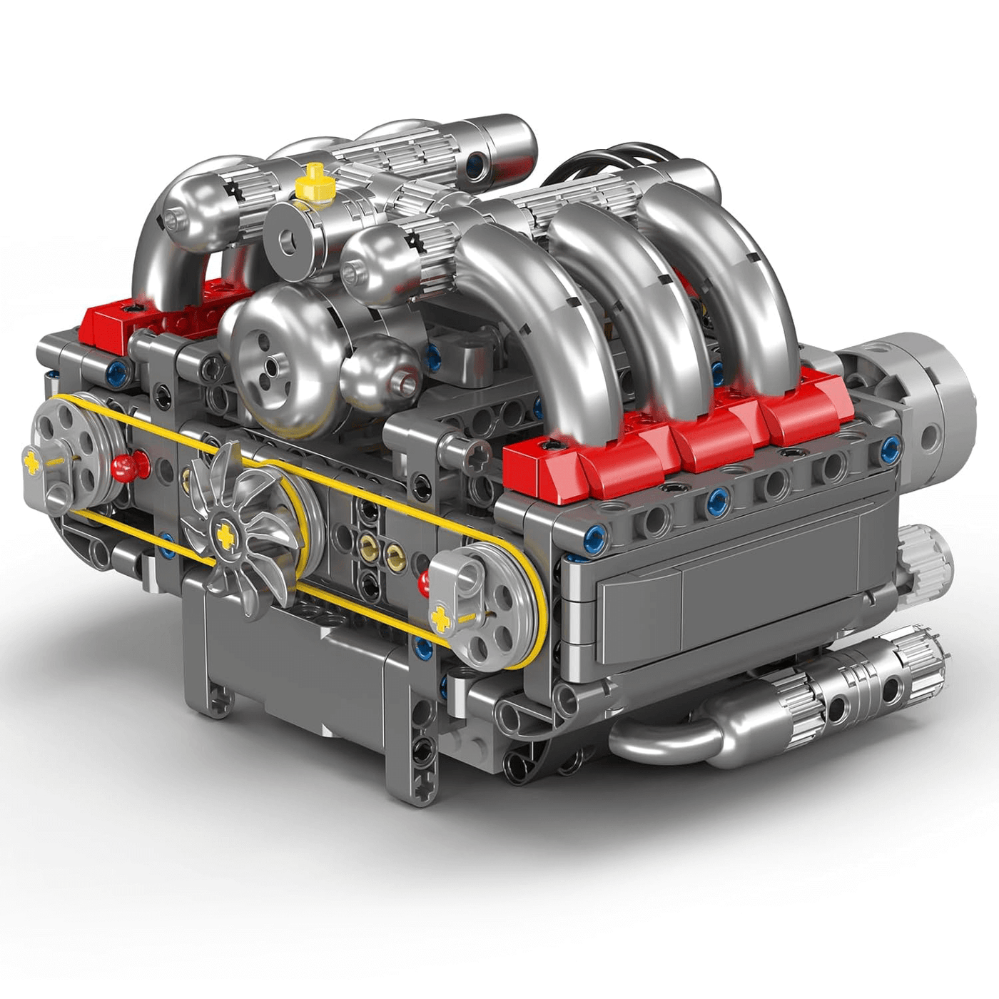 Motorized Flat - 6 Boxer Engine | 608pcs - Power Brickz
