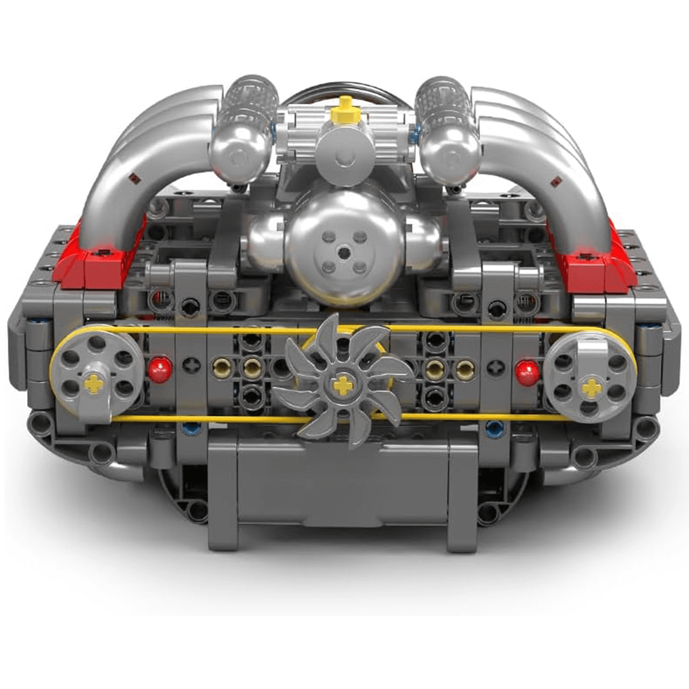 Motorized Flat - 6 Boxer Engine | 608pcs - Power Brickz